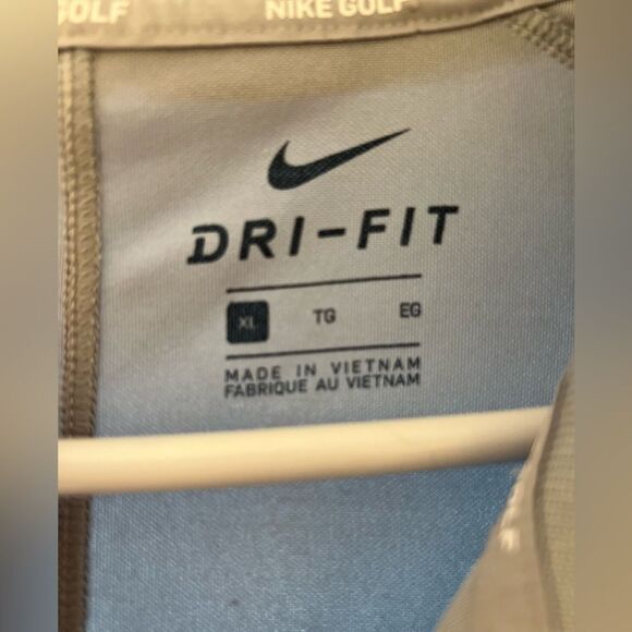 Men’s XL Georgia UGA Collegiate “G” Nike DryFit Golf Polo in Gray - Picture 2 of 7